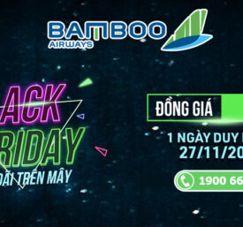 Bamboo Airways khuyến mãi Black Friday chỉ từ 36.000 VND